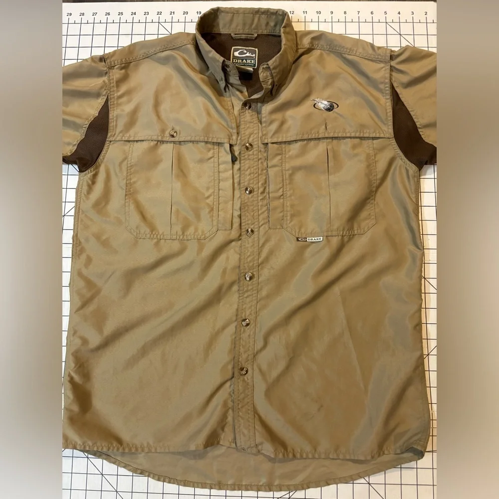 Drake Waterfowl® Men's L/S Wingshooter's Easy Care Performance Button Down Shirt